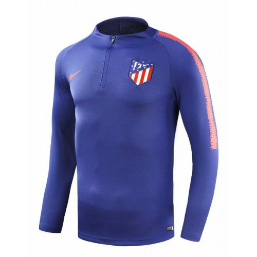 Atletico Madrid 18/19 Training Sweater Top Blue